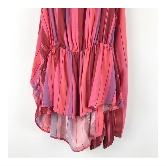 NWT Free People Mackenzie Wrap Top in Floral Combo Size Small - Picture 7 of 11